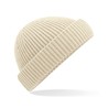 Winter hat - MOD. B383R:Oatmeal, 52% polyester / 47% acrylic / 1% elastane, One Size